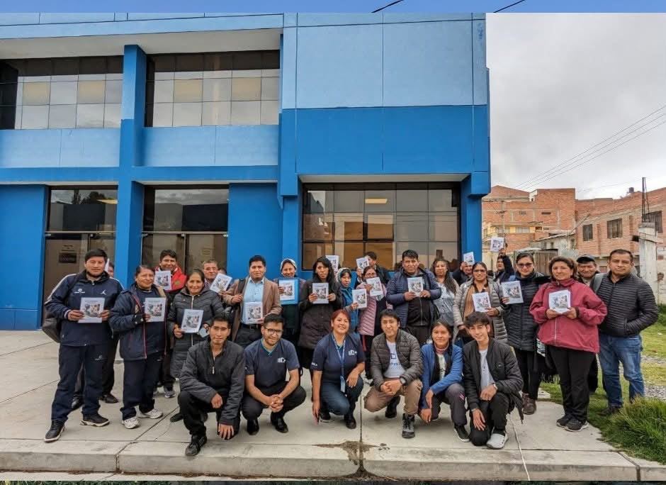 Capacitación a profesores en Achocalla, 2023, con el apoyo de Solidar Suiza y PADEM